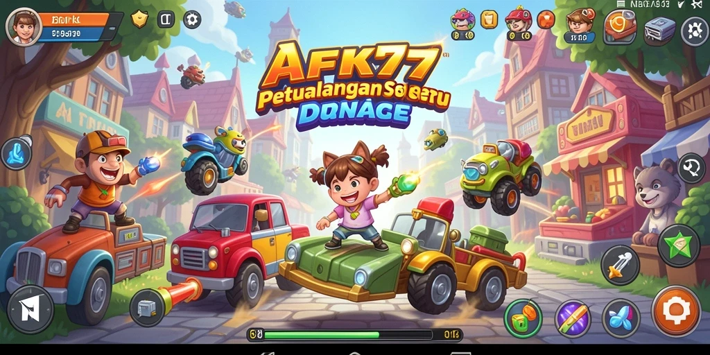 Tampilan menarik gameplay AFK77 dalam aksi arcade.