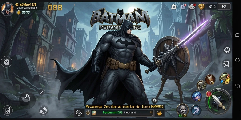 Screenshot gameplay menunjukkan aksi seru dalam dunia MMORPG.