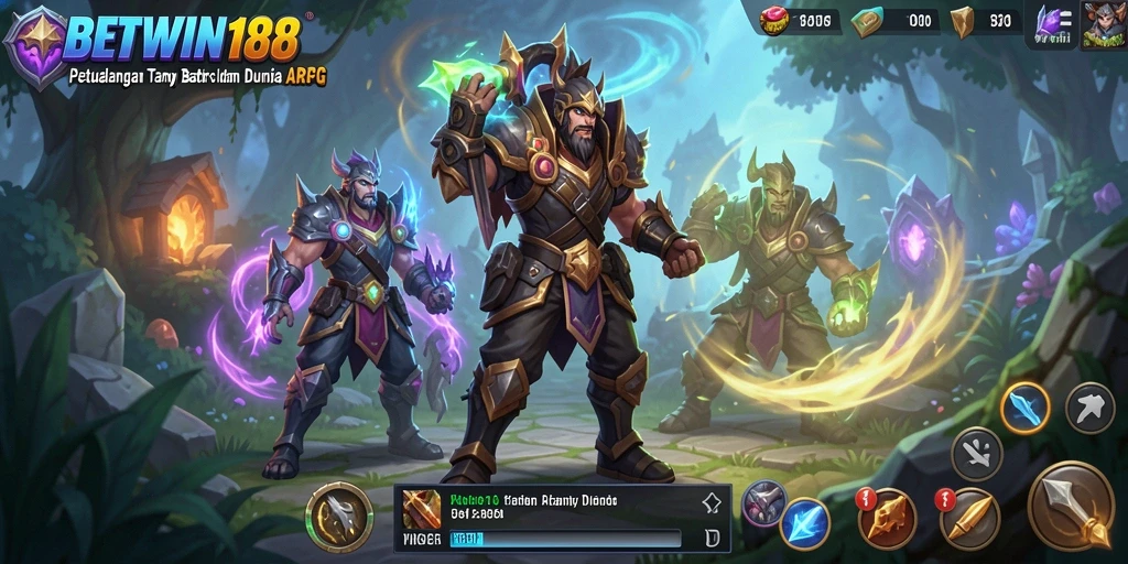 Tampilan gameplay menegangkan dalam dunia ARPG BETWIN188.