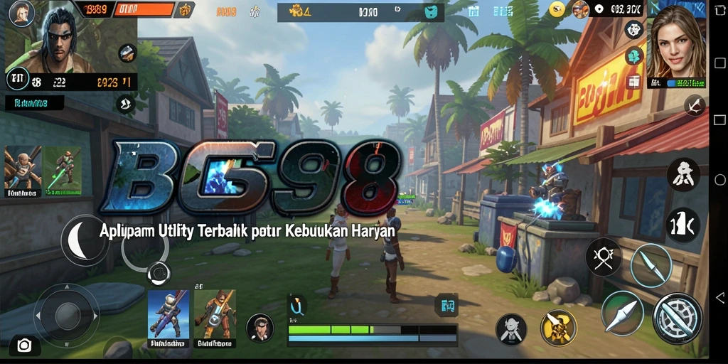 Tampilan antarmuka aplikasi BOS898 yang fungsional.