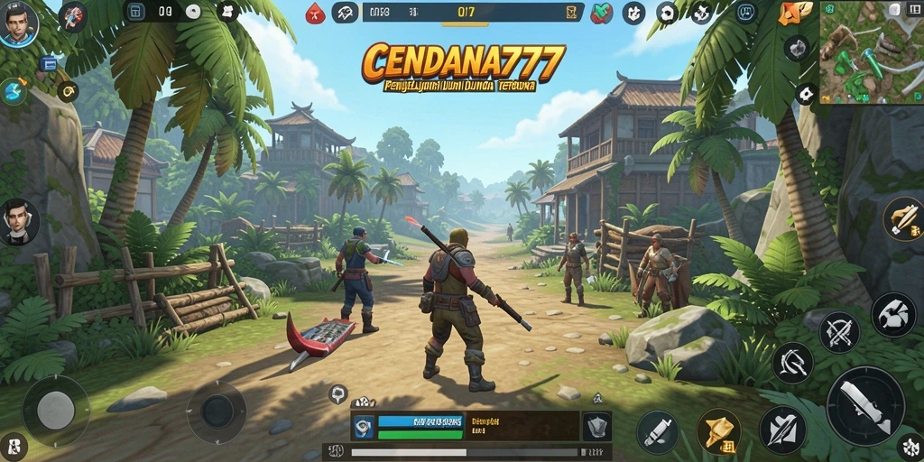 Gameplay CENDANA777 yang menampilkan eksplorasi dunia terbuka.