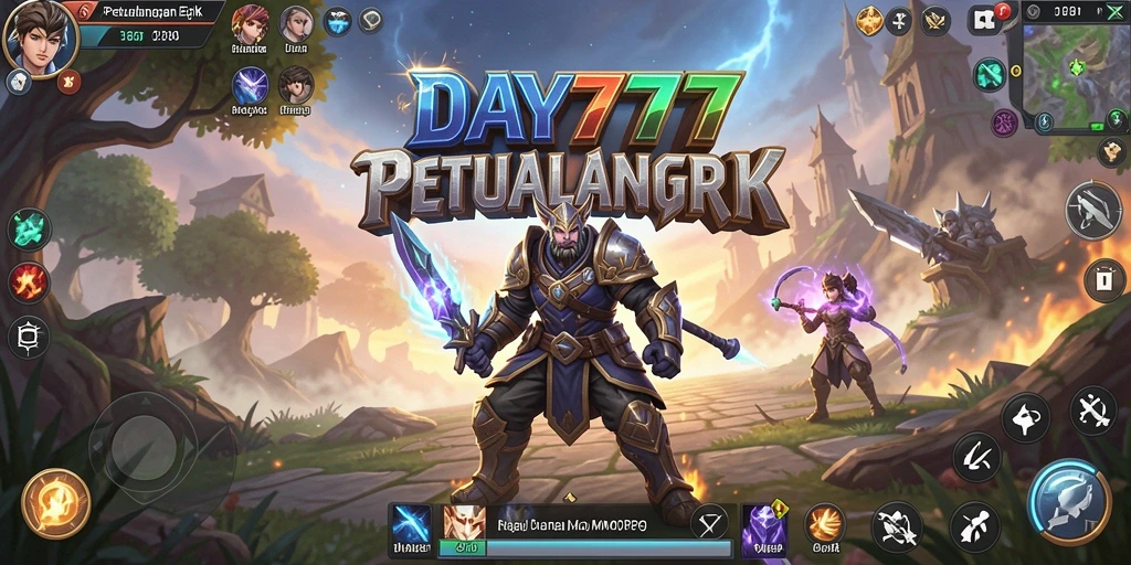 Tampilan gameplay DAY777 yang seru dan mengesankan.