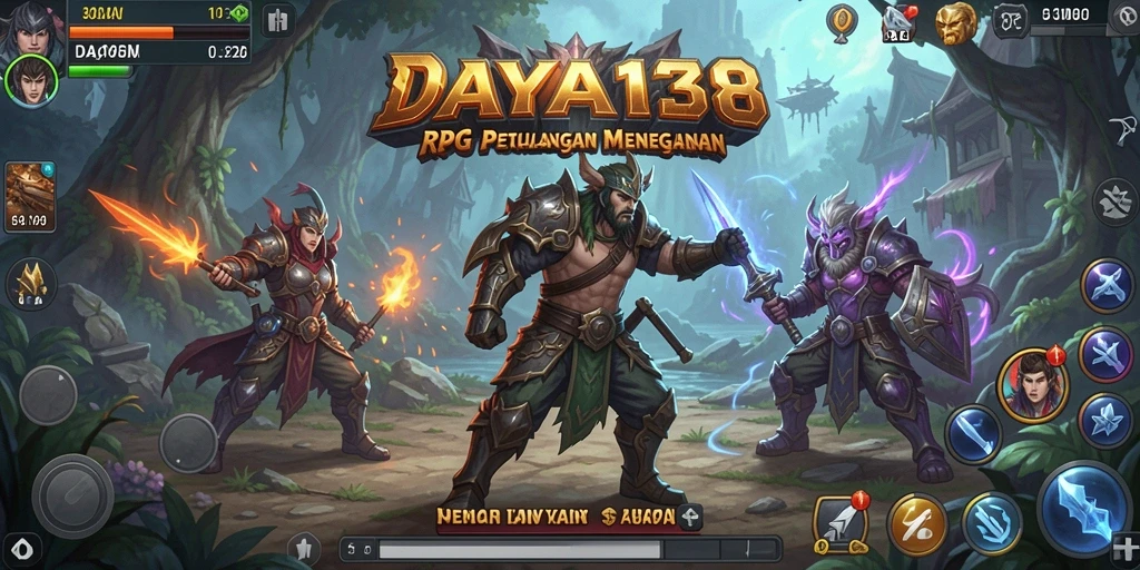 Tampilan menarik dari gameplay RPG DAYA138 yang menegangkan.