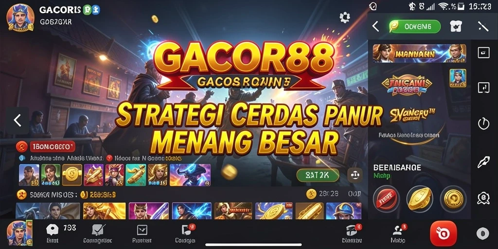 Tampilan menarik dari gameplay strategi GACOR88 yang menegangkan.