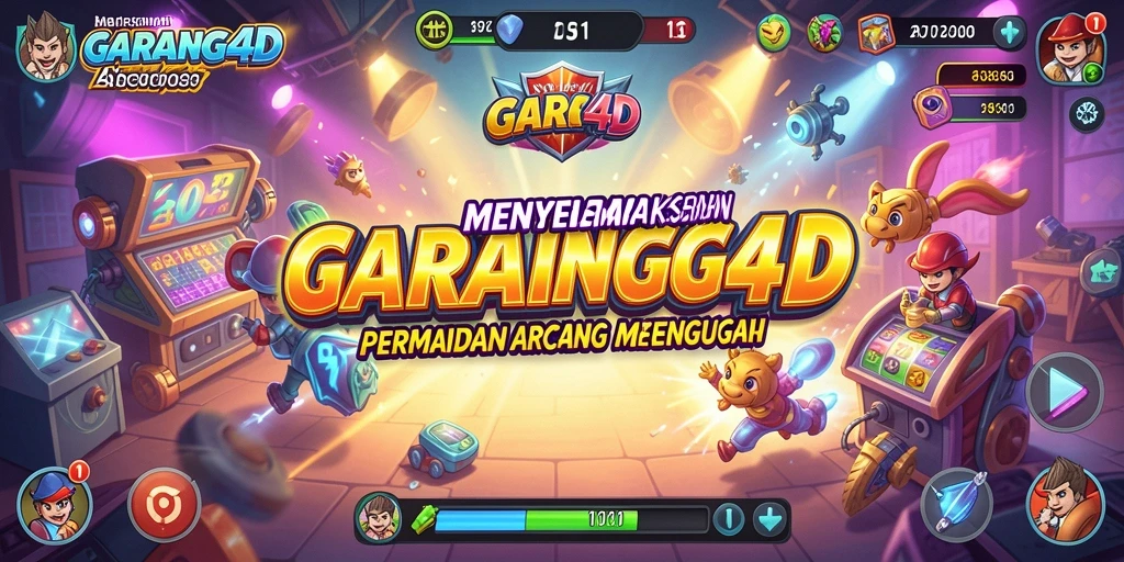 Screenshot menampilkan gameplay seru dari GARANG4D yang menguji kecepatan dan keterampilan pemain.