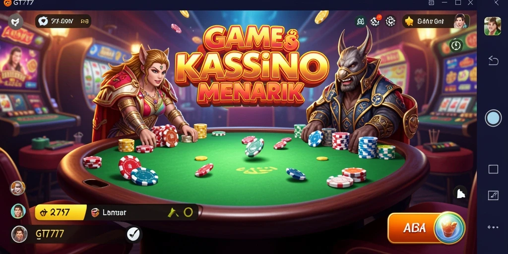 Screenshot GT777 menampilkan pengalaman bermain kasino yang seru.
