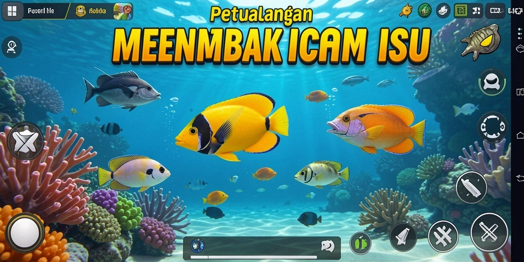 Gameplay seru dari H03 menunjukkan aksi menembak ikan.
