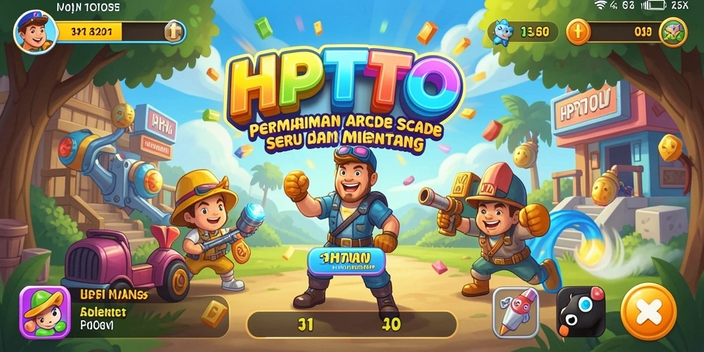 Tangkapan layar HPTOTO menampilkan gameplay seru dan grafis menawan.