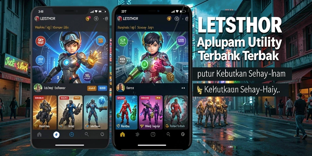 Tampilan antarmuka LETSTHOR yang interaktif dan user-friendly.