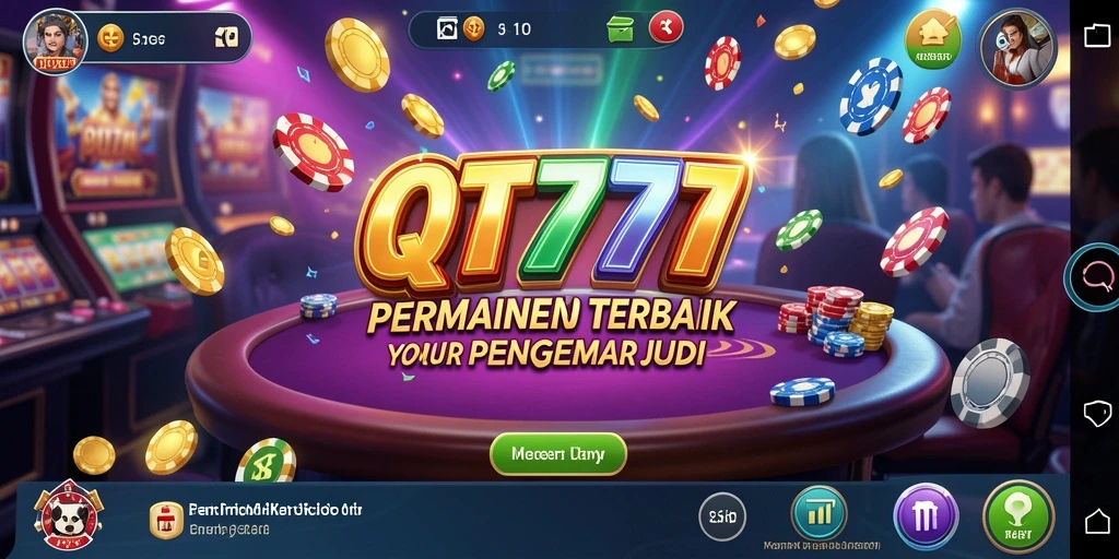 Tampilan gameplay menakjubkan dari QT777, permainan Kasino yang seru.