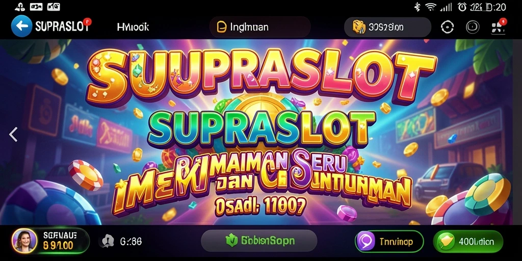 Screenshot dari gameplay Slot SUPRASLOT yang menarik dan mengasyikkan.