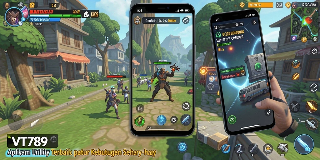Screenshot utama VT789 menampilkan fitur pengingat yang menarik.