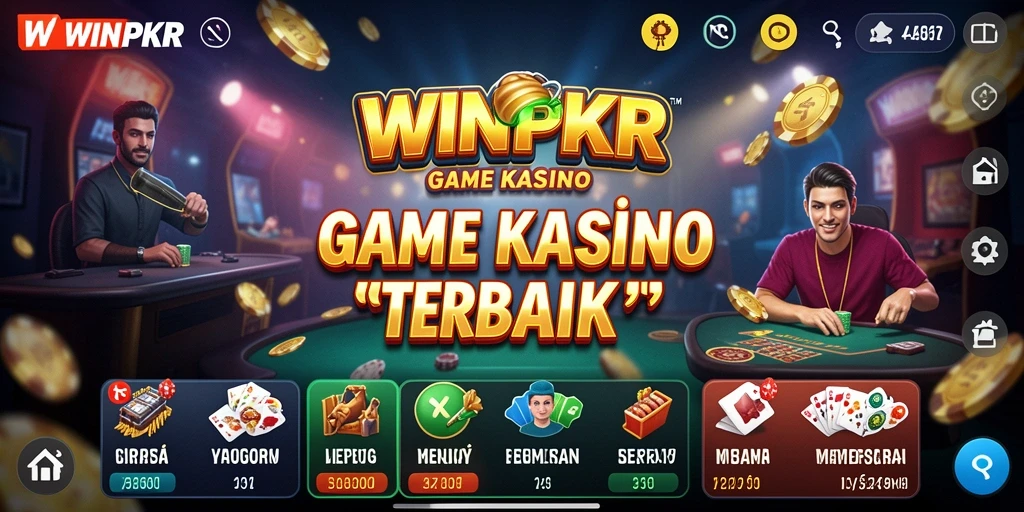 Gambaran gameplay seru di WINPKR dengan pengalaman Kasino yang mendebarkan.