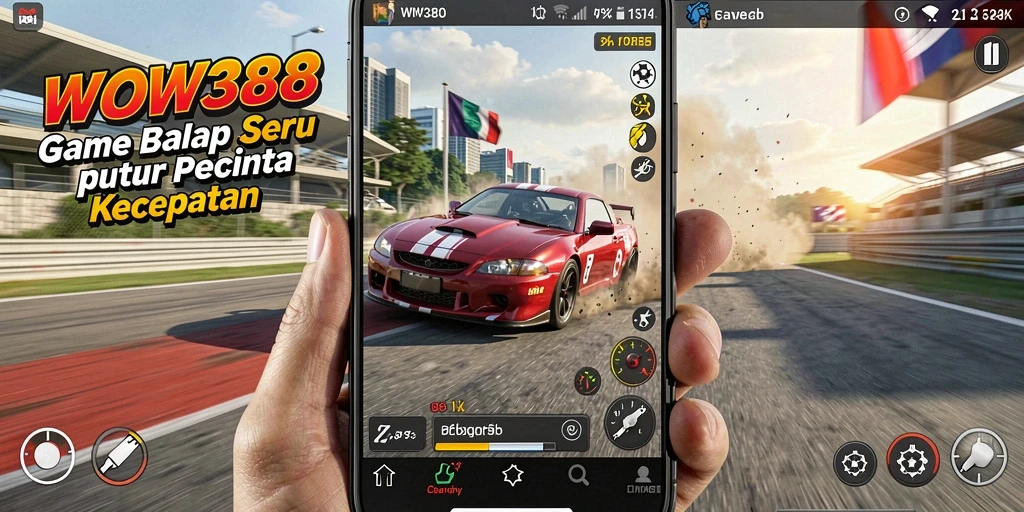 Gameplay seru dari WOW388 yang menampilkan kecepatan tinggi dan aksi balapan mendebarkan.